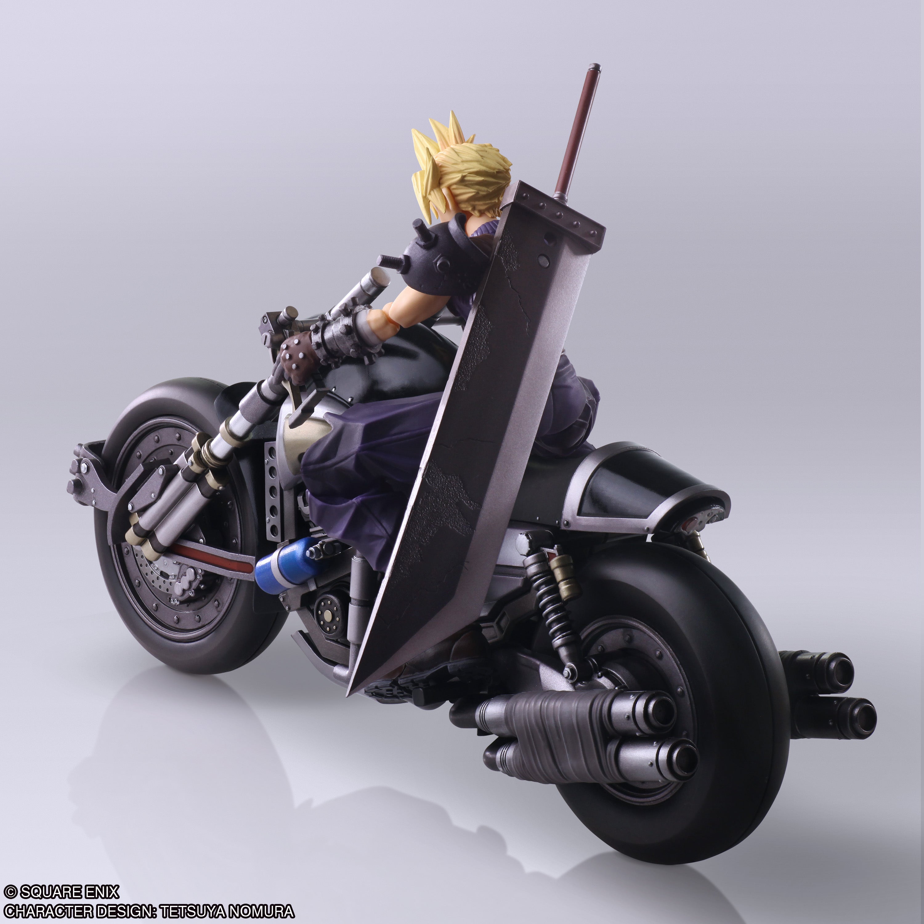 FINAL FANTASY VII CLOUD STRIFE & HARDY DAYTONA BRING ARTS FIGURE