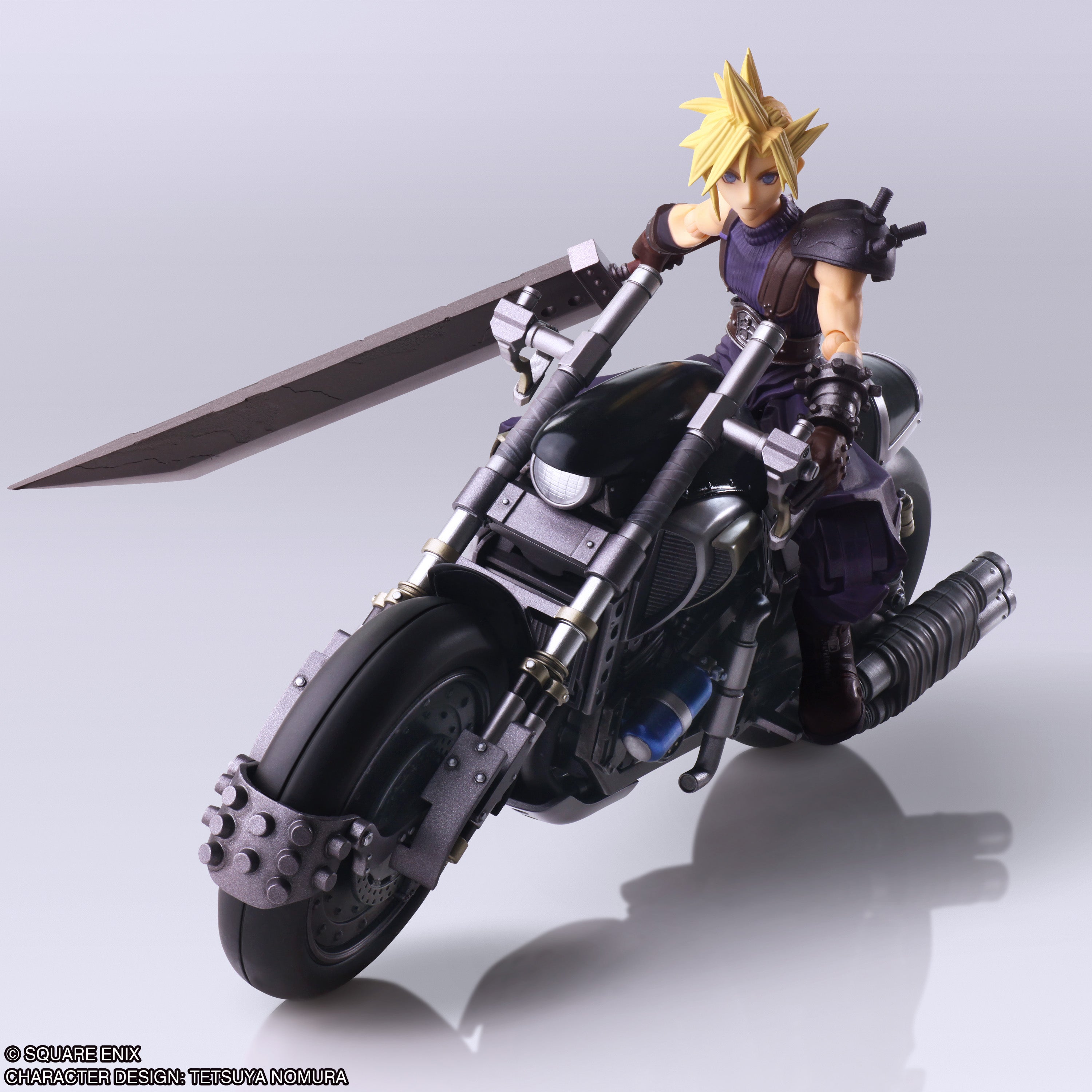 FINAL FANTASY VII CLOUD STRIFE & HARDY DAYTONA BRING ARTS FIGURE