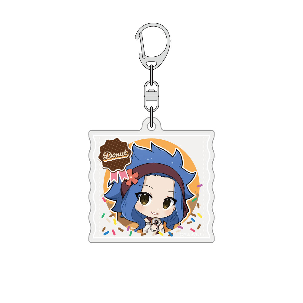 FAIRY TAIL 100 YEARS QUEST - LEVY DONUT ACRYLIC KEYCHAIN