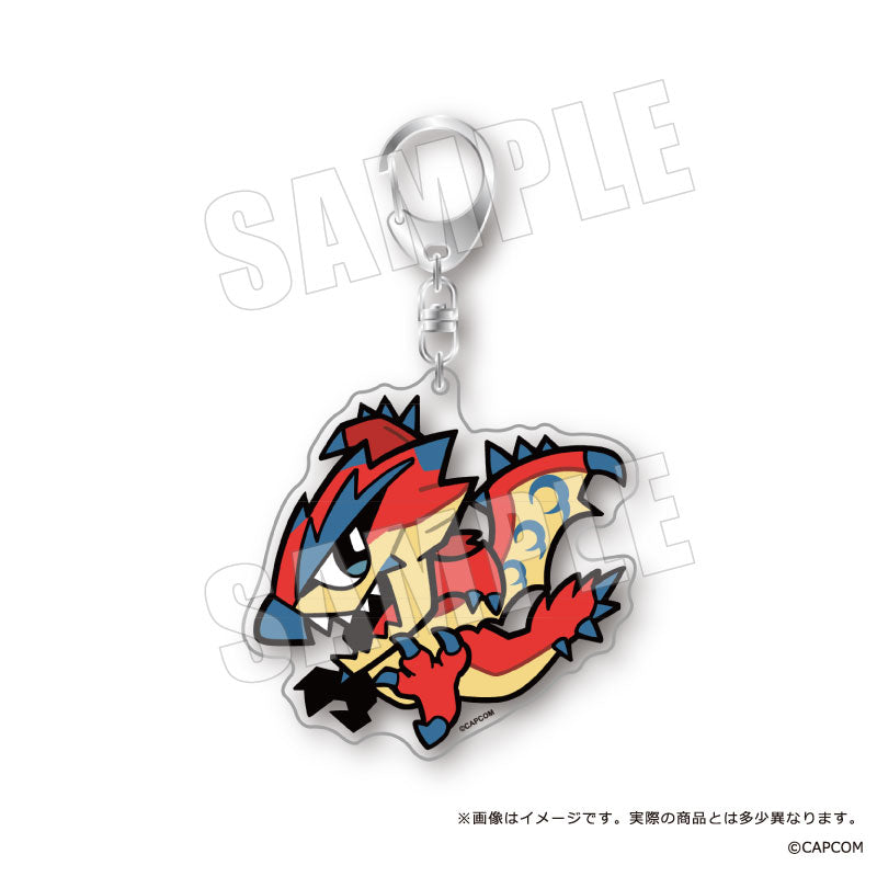 MONSTER HUNTER WILDS X BKUB - RATHALOS BIG ACRYLIC KEYCHAIN