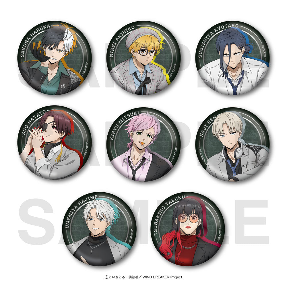 WIND BREAKER - METALLIC CAN BADGE BLIND BOX TRADING