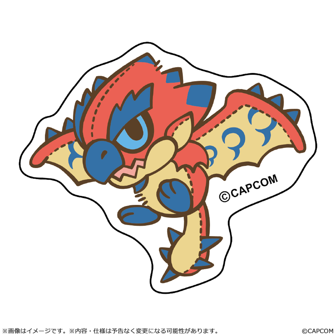 MONSTER HUNTER - RATHALOS MONDEFO DIE-CUT STICKER