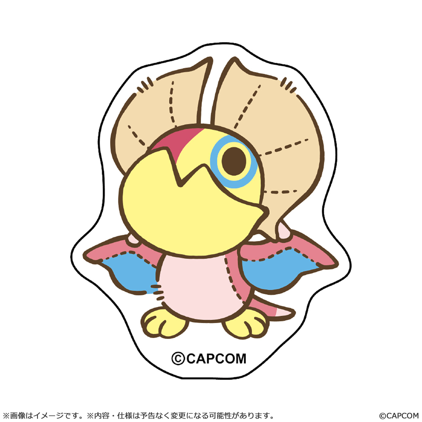 MONSTER HUNTER - YIAN KUT-KU MONDEFO DIE-CUT STICKER
