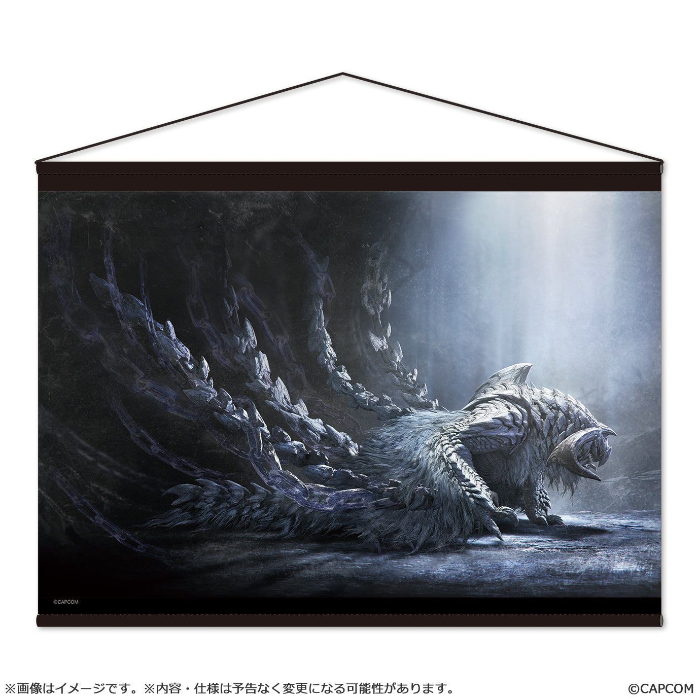 MONSTER HUNTER WILDS - ARKVELD ART WALL SCROLL TAPESTRY