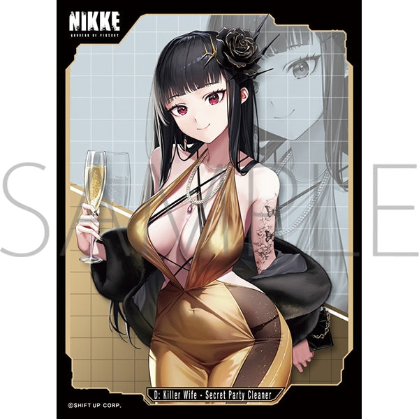 GODDESS OF VICTORY: NIKKE - KILLER WIFE "SECRET PARTY CLEANER" CHARA CARD SLEEVE MATT SERIES
