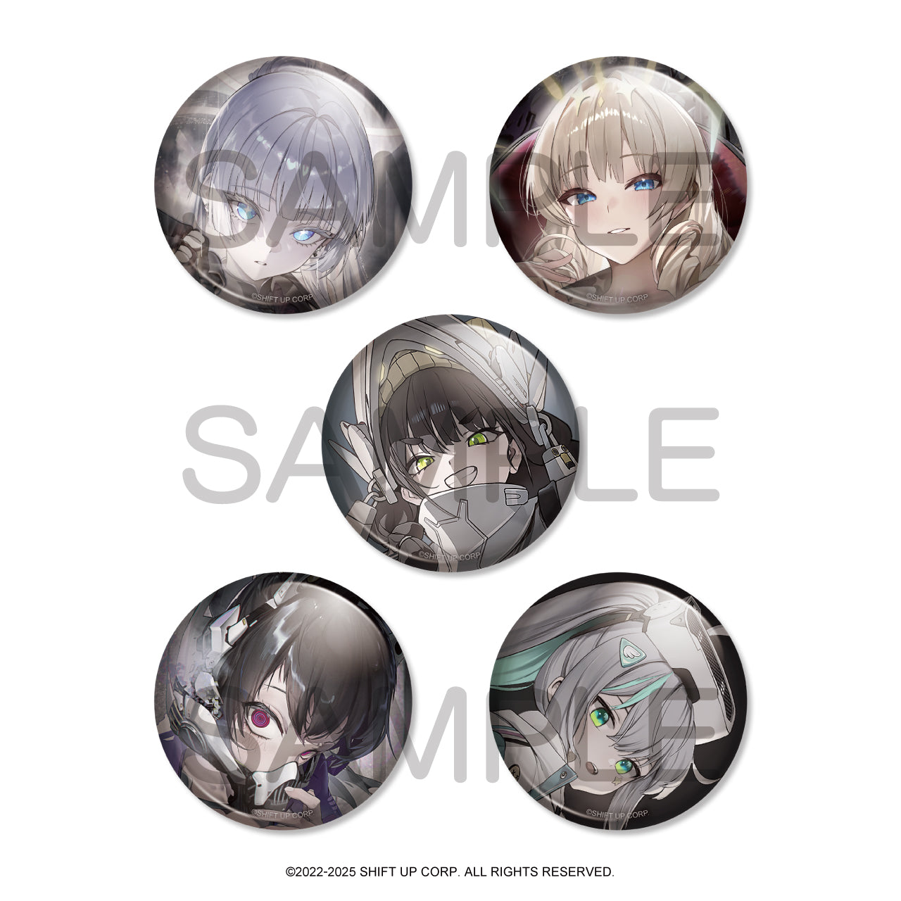GODDESS OF VICTORY: NIKKE - BURST COLLECTION VOL. 06 CAN BADGE BLIND BOX TRADING