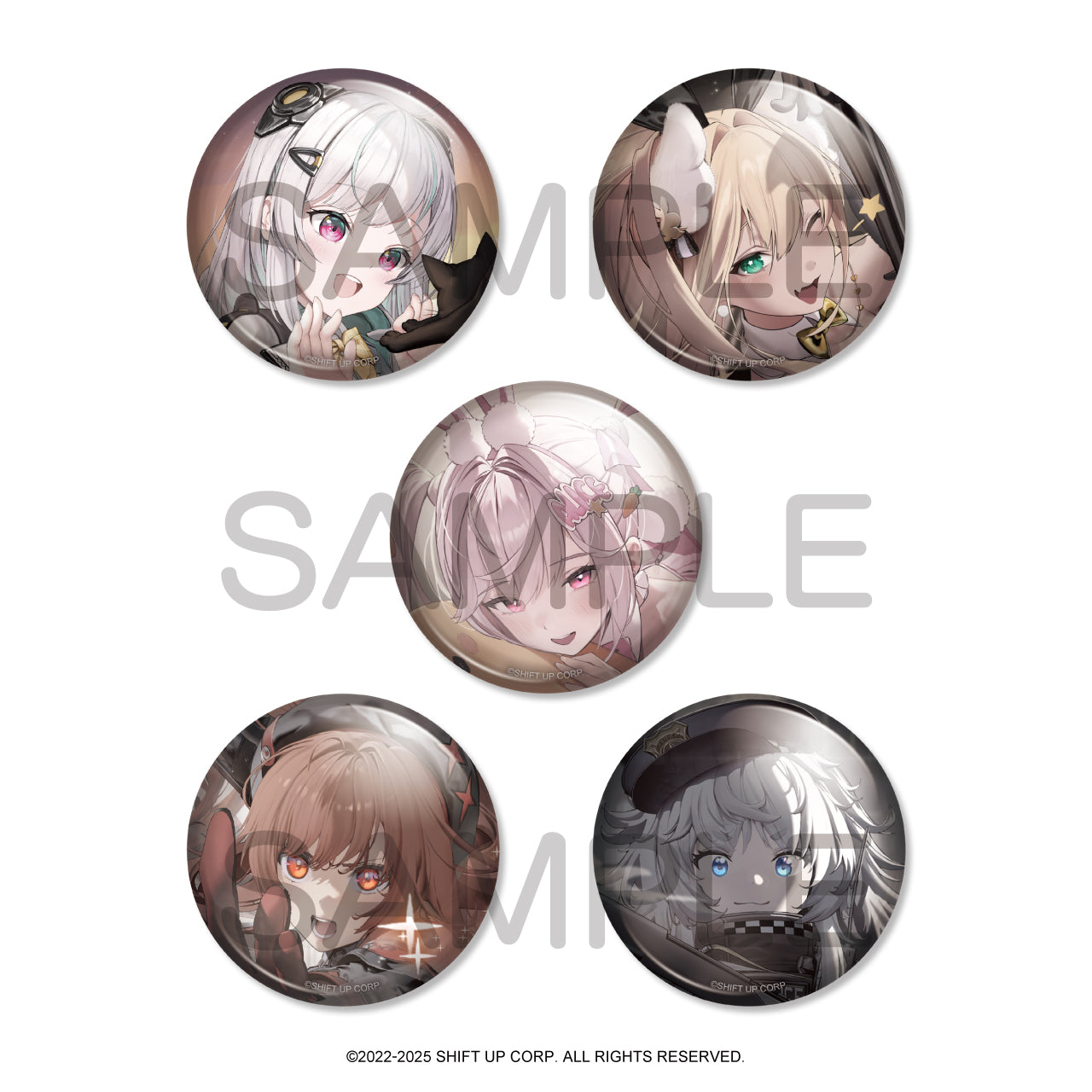GODDESS OF VICTORY: NIKKE - BURST COLLECTION VOL. 06 CAN BADGE BLIND BOX TRADING