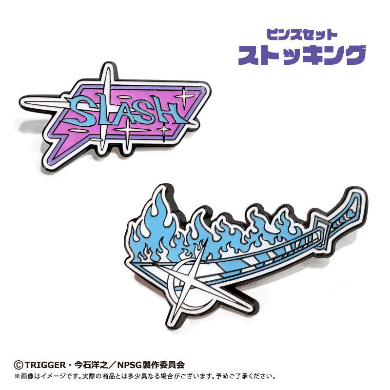 PANTY & STOCKING WITH GARTERBELT - STOCKING PINS SET