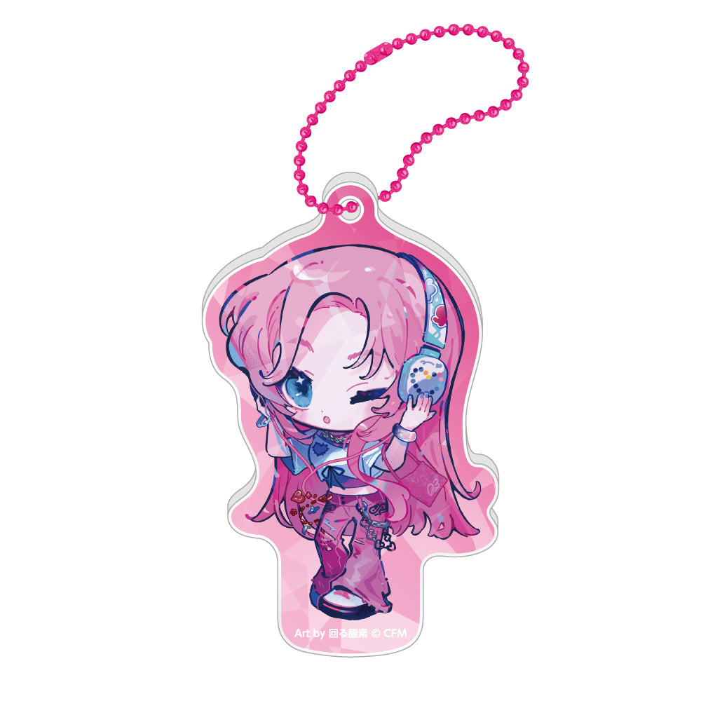 VOCALOID - MEGURINE LUKA 39CULTURE 2025 POP HOLOGRAM ACRYLIC KEYCHAIN