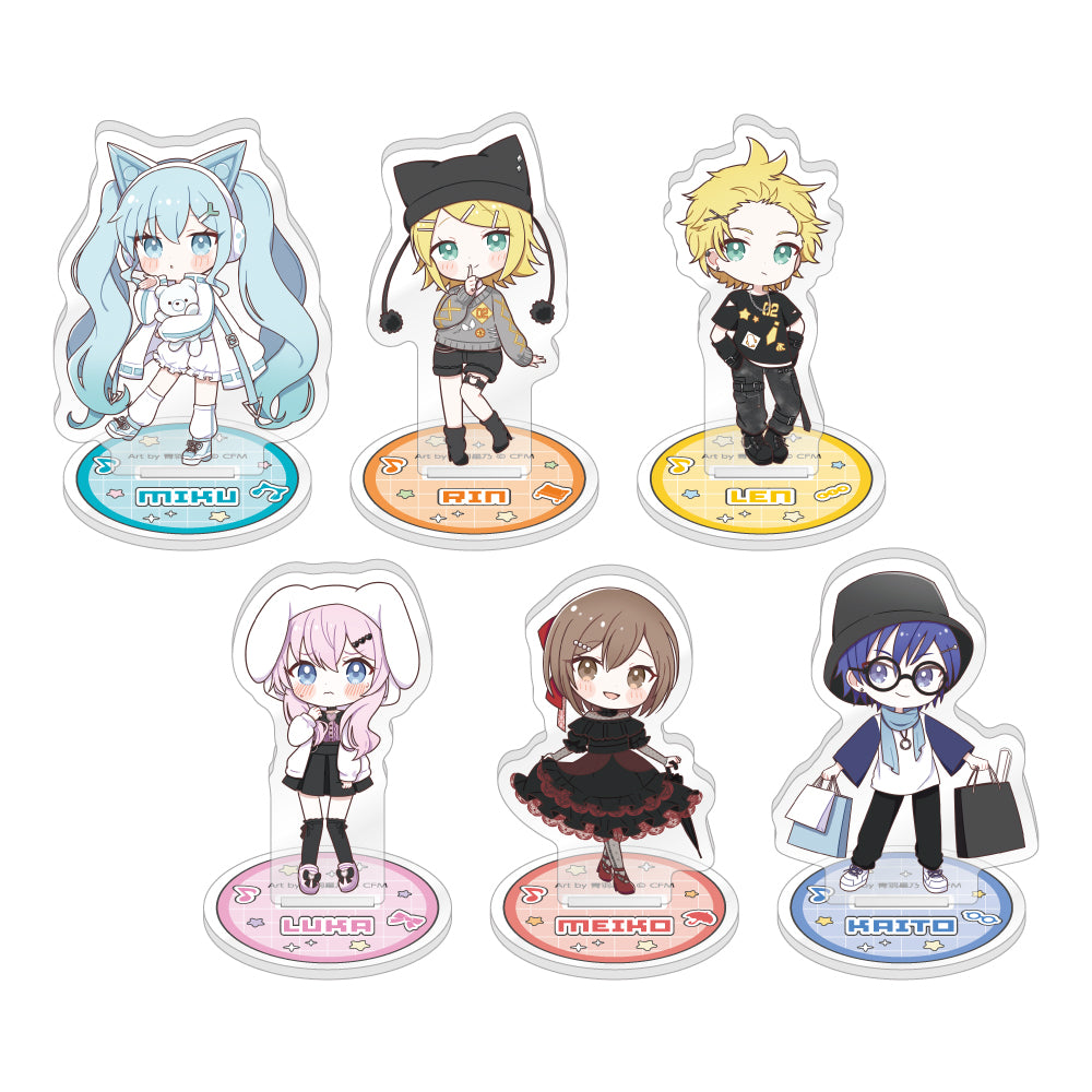 HATSUNE MIKU - AKIBA CULTURE FASHION CHIBI CHARA ACRYLIC STAND TRADING BLIND BOX