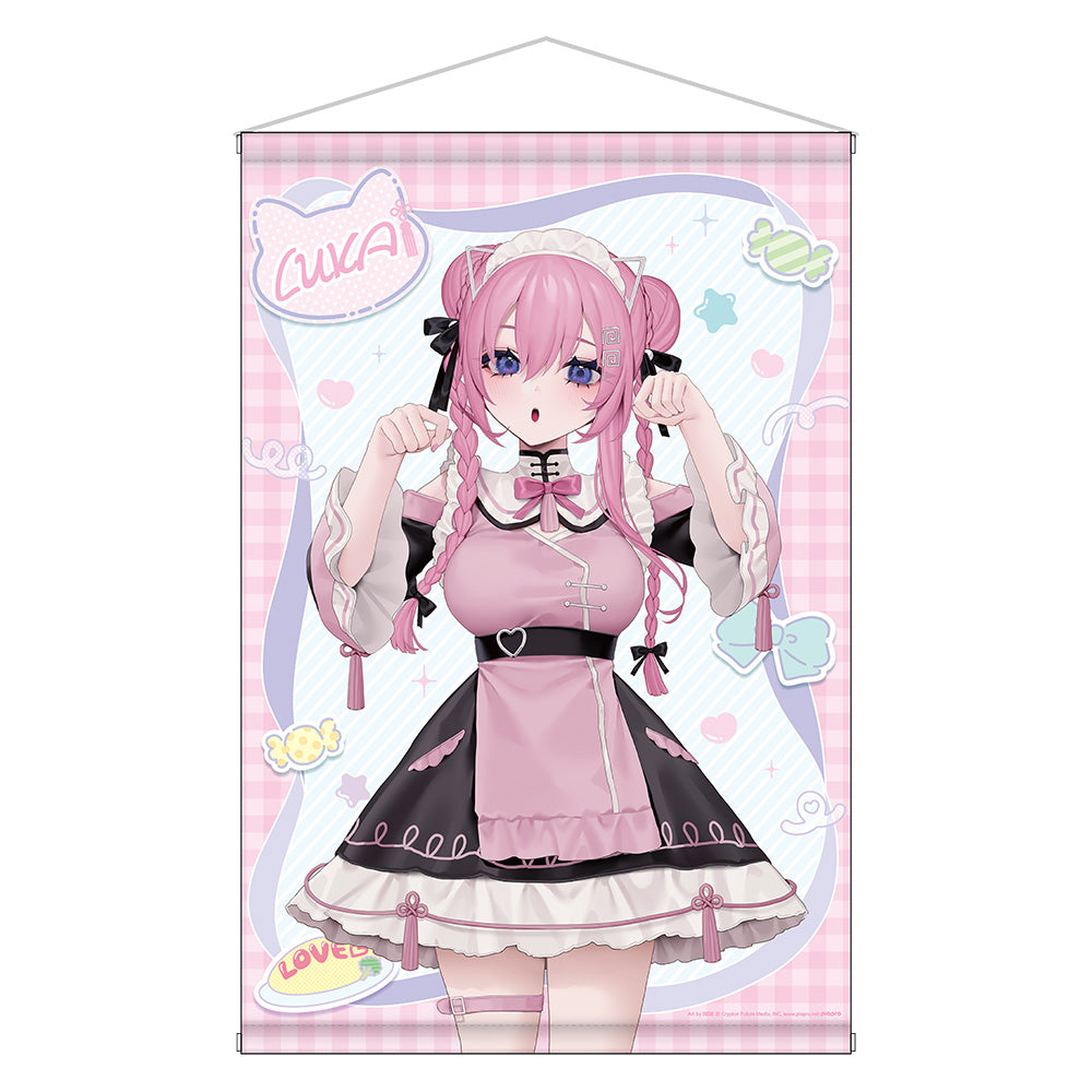 HATSUNE MIKU AKIHABARA FESTIVAL 2025 - MEGURINE LUKA CONCEPT CAFE VER. B2 TAPESTRY