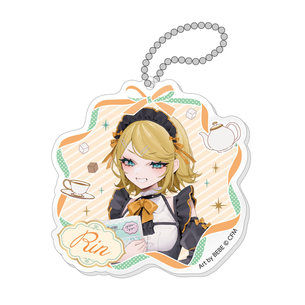 HATSUNE MIKU AKIHABARA FESTIVAL 2025 - KAGAMINE RIN CONCEPT CAFE VER. ACRYLIC KEYCHAIN