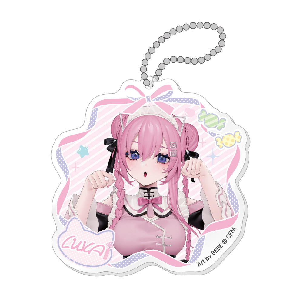 HATSUNE MIKU AKIHABARA FESTIVAL 2025 - MEGURINE LUKA CONCEPT CAFE VER. ACRYLIC KEYCHAIN