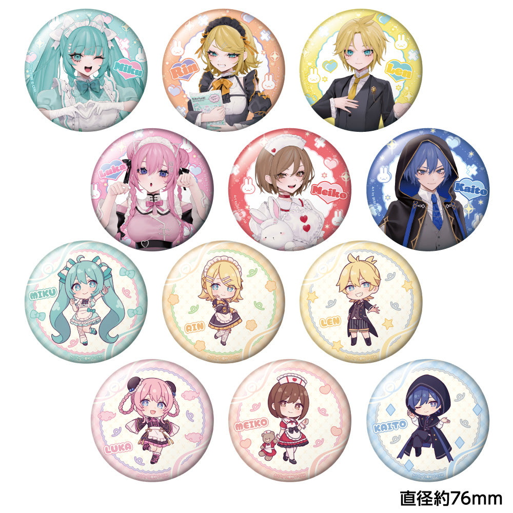 HATSUNE MIKU AKIHABARA FESTIVAL 2025 - CONCEPT CAFE VER. TRADING BIG HOLOGRAM CAN BADGE BLIND BOX