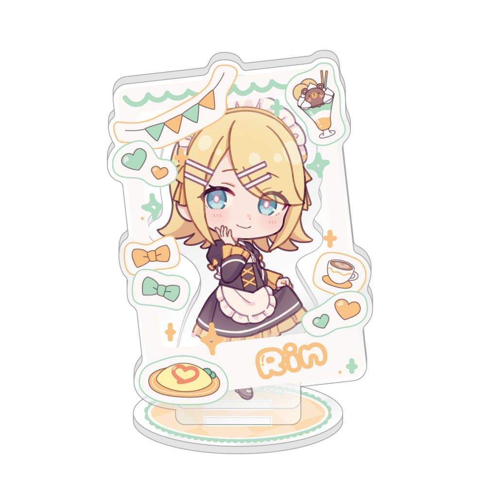 HATSUNE MIKU AKIHABARA FESTIVAL 2025 - KAGAMINE RIN CONCEPT CAFE VER. MINI CHARACTER ACRYLIC STAND