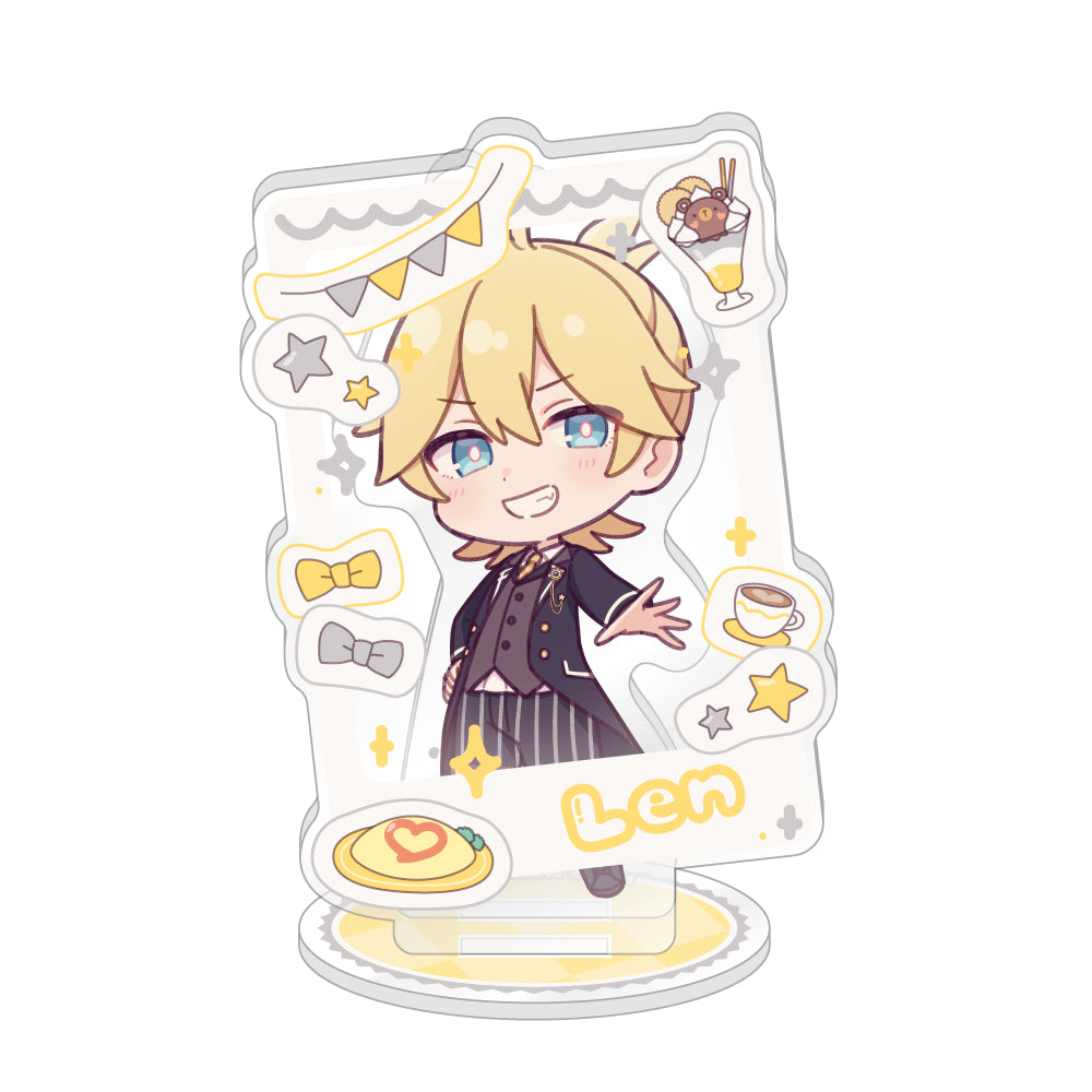 HATSUNE MIKU AKIHABARA FESTIVAL 2025 - KAGAMINE LEN CONCEPT CAFE VER. MINI CHARACTER ACRYLIC STAND