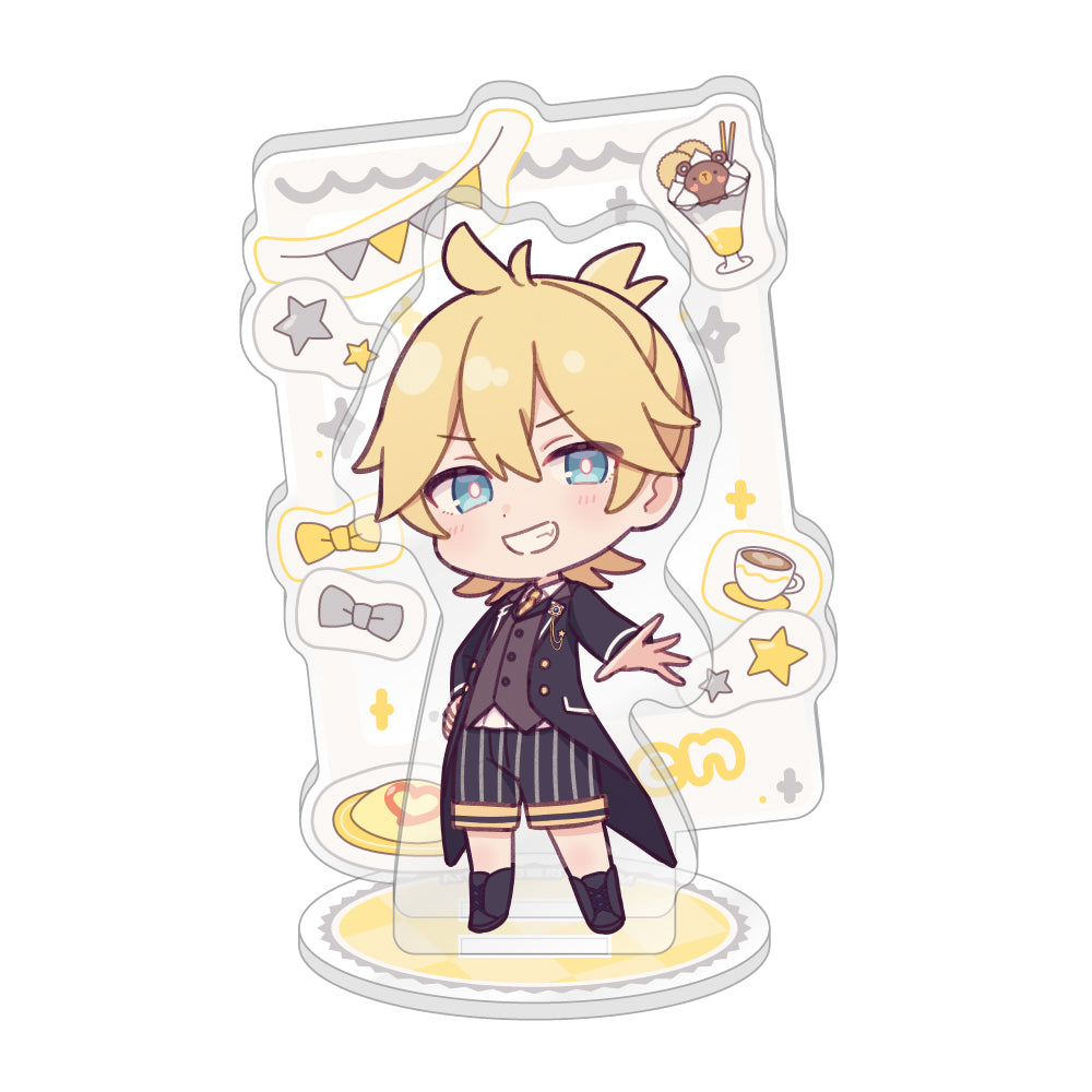 HATSUNE MIKU AKIHABARA FESTIVAL 2025 - KAGAMINE LEN CONCEPT CAFE VER. MINI CHARACTER ACRYLIC STAND