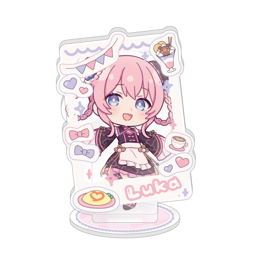 HATSUNE MIKU AKIHABARA FESTIVAL 2025 - MEGURINE LUKA CONCEPT CAFE VER. MINI CHARACTER ACRYLIC STAND