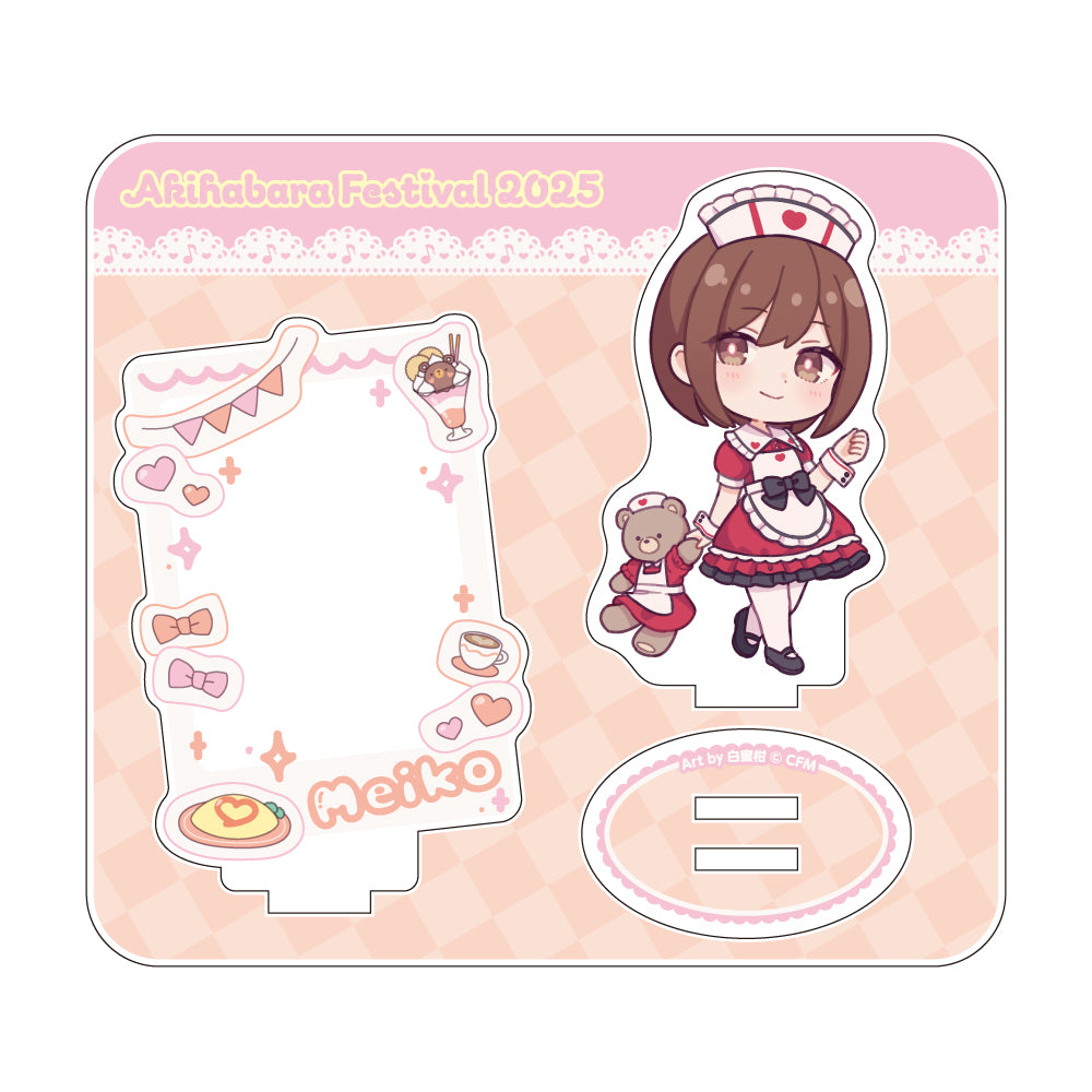 HATSUNE MIKU AKIHABARA FESTIVAL 2025 - MEIKO CONCEPT CAFE VER. MINI CHARACTER ACRYLIC STAND
