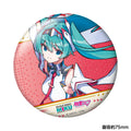 HATSUNE MIKU RACING VER. - SPA 2025 CHEERING VER. LARGE GLITTER VOL. 2 CAN BADGE
