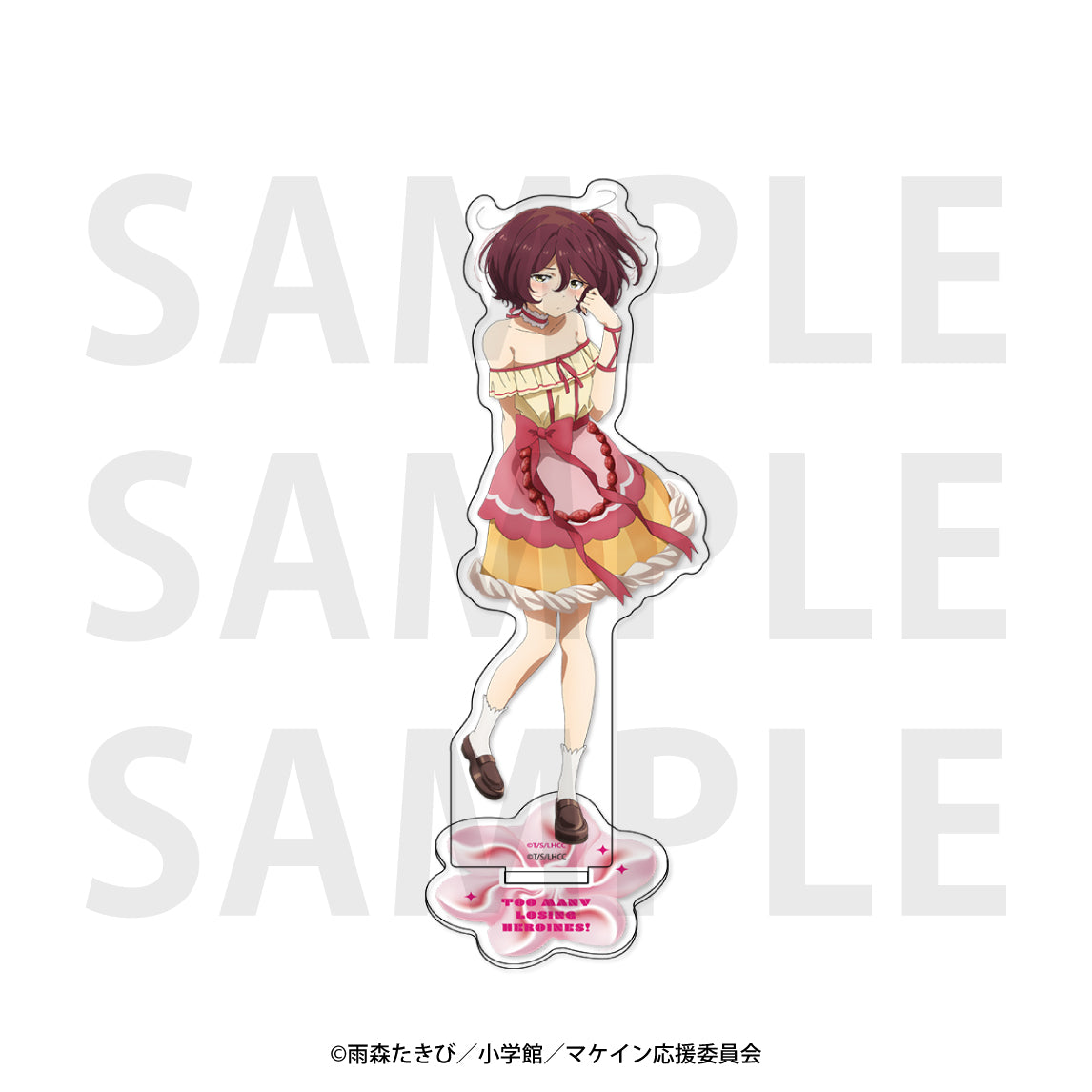 MAKEINE: TOO  MANY LOSING HEROINES - KOMARI CHIKA ORIGINAL ILLUSTRATION SWEETS ACRYLIC STAND