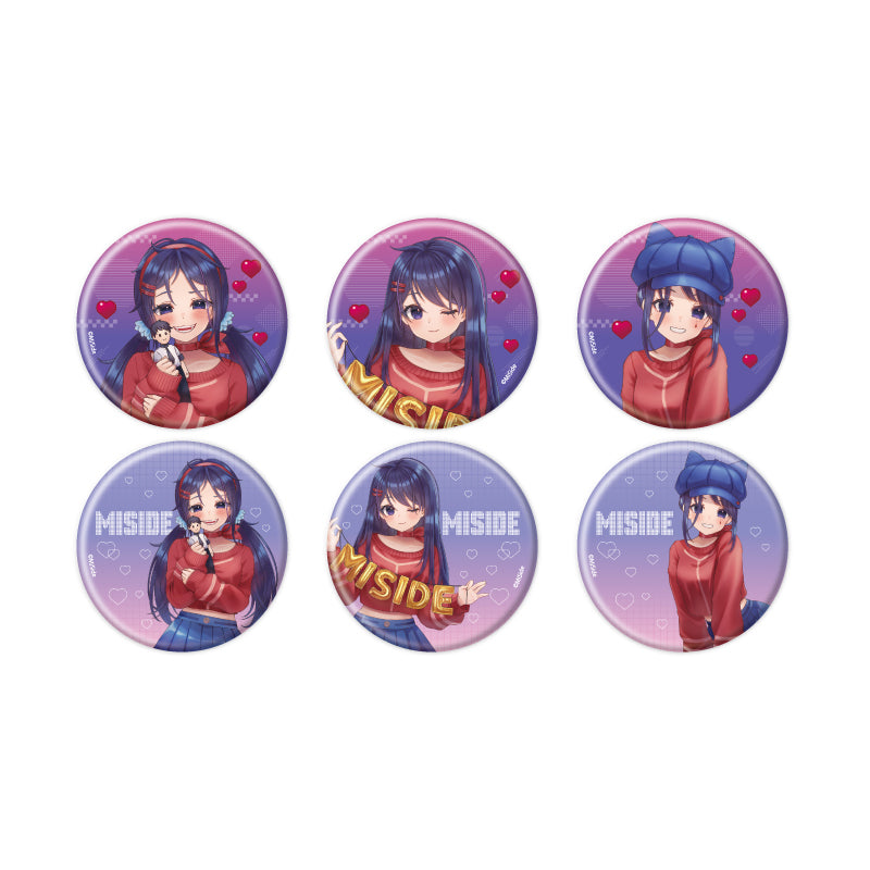 MISIDE - 01 ORIGINAL ILLUSTRATION CAN BADGE BLIND BOX TRADING