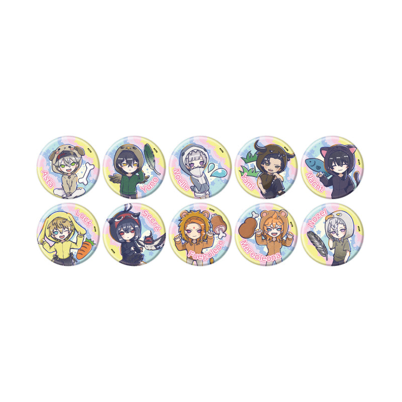 BLACK CLOVER - 25 ANIMAL HOODIE VER BLIND BOX TRADING CAN BADGE
