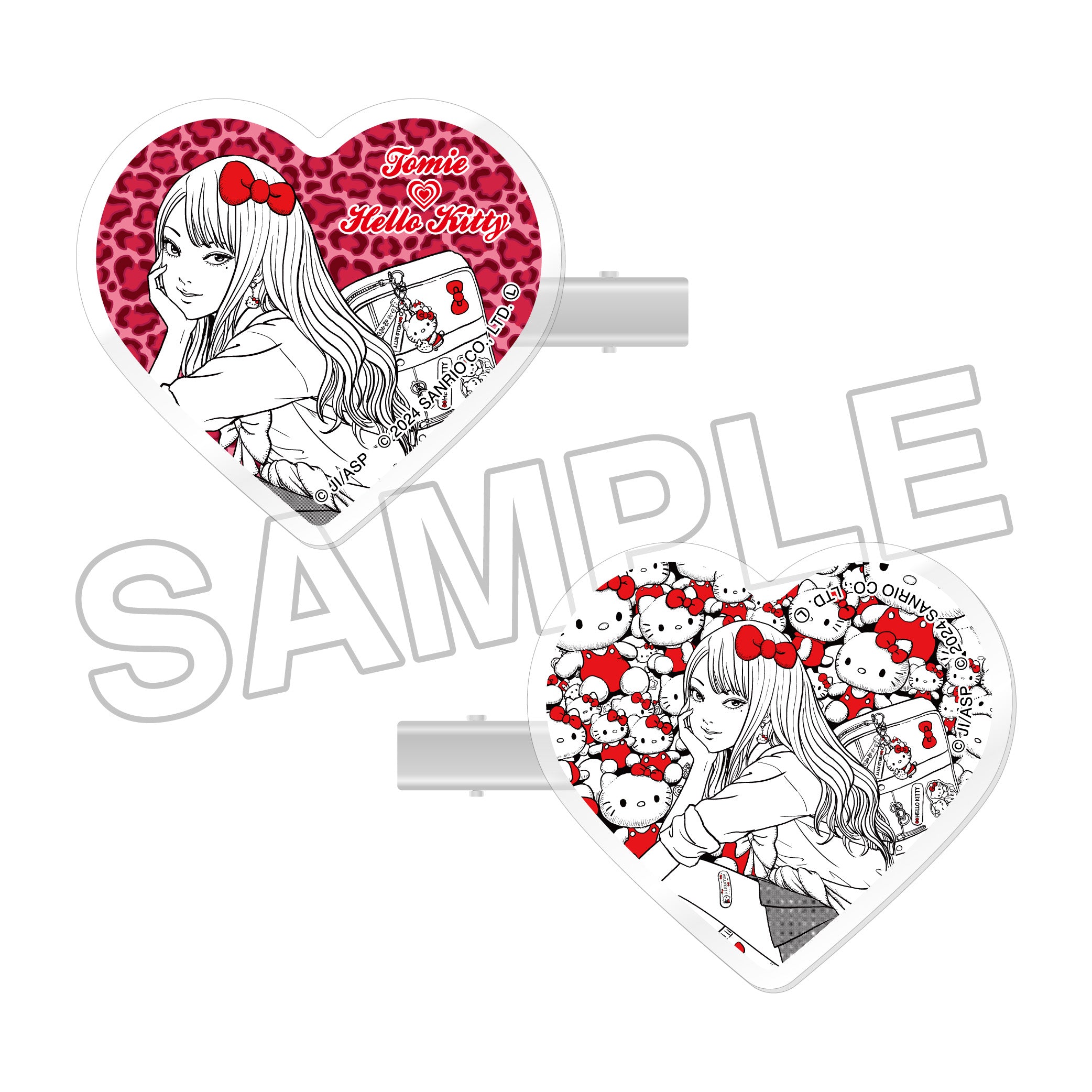 JUNJI ITO X SANRIO CHARACTERS HELLO KITTY X TOMIE HAIR CLIP
