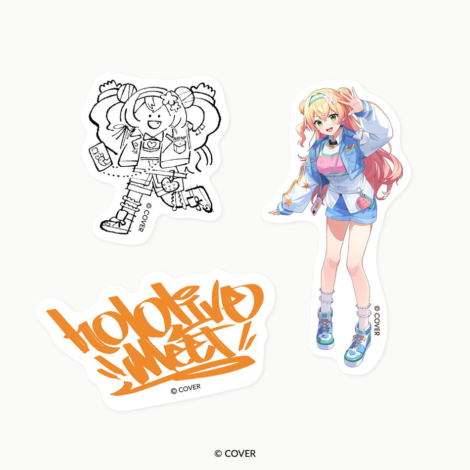 HOLOLIVE MEET - MOMOSUZU NENE 2025 STICKER SET