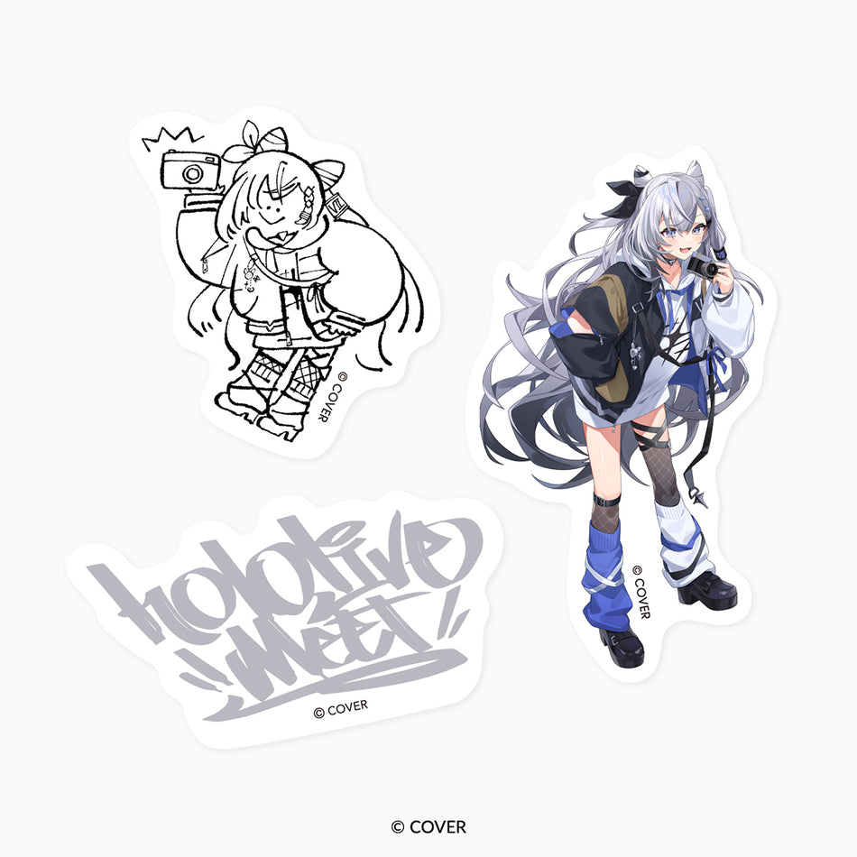 HOLOLIVE MEET - VESTIA ZETA 2025 STICKER SET