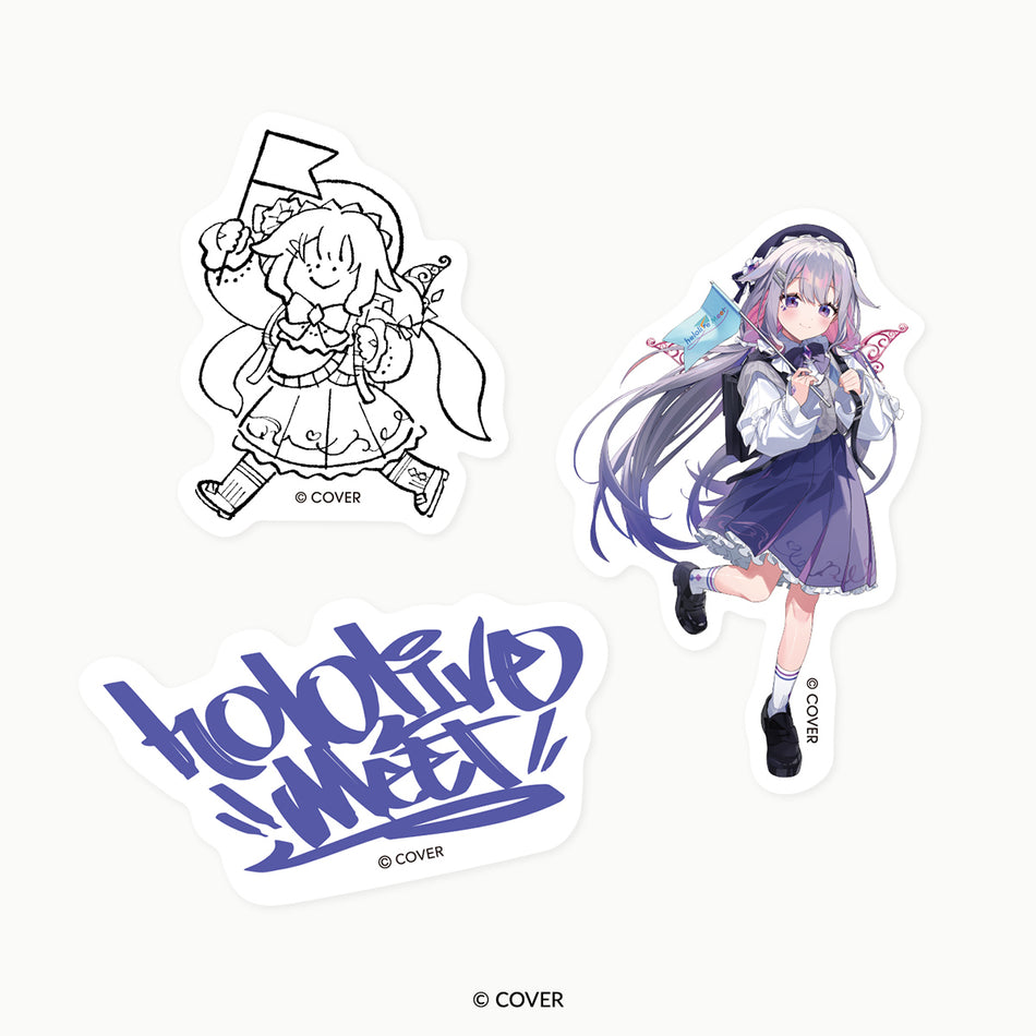 HOLOLIVE MEET - KOSEKI BIJOU 2025 STICKER SET