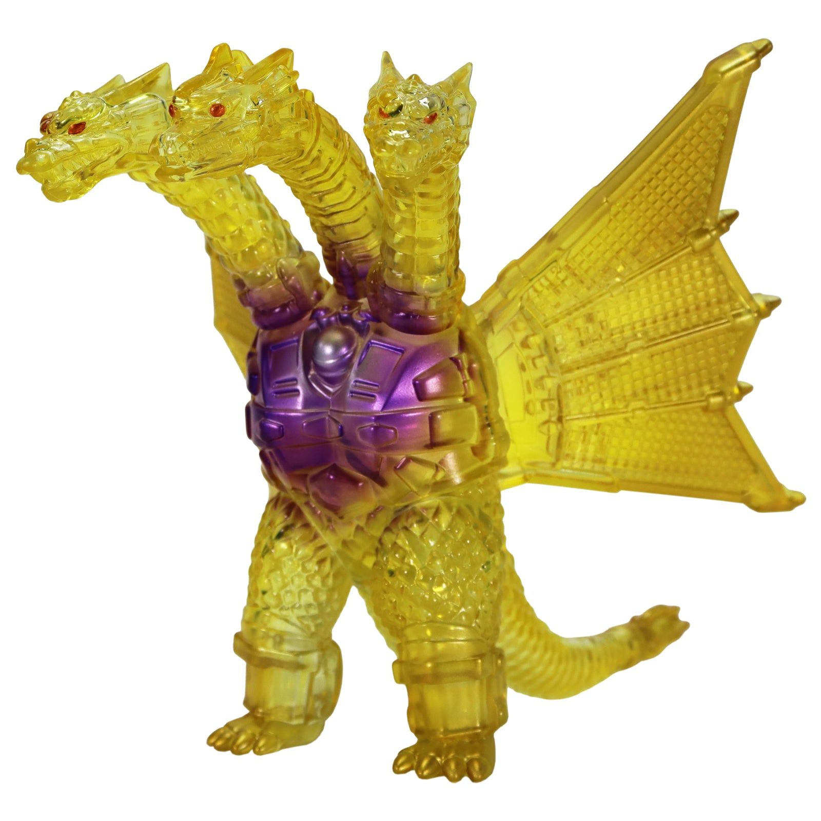 GODZILLA VS. KING GHIDORAH - KING GHIDORAH CCP MIDDLE SIZE SERIES APPERANCE IMAGE CLEAR VER. GODZILLA EX VOL. 13 FIGURE