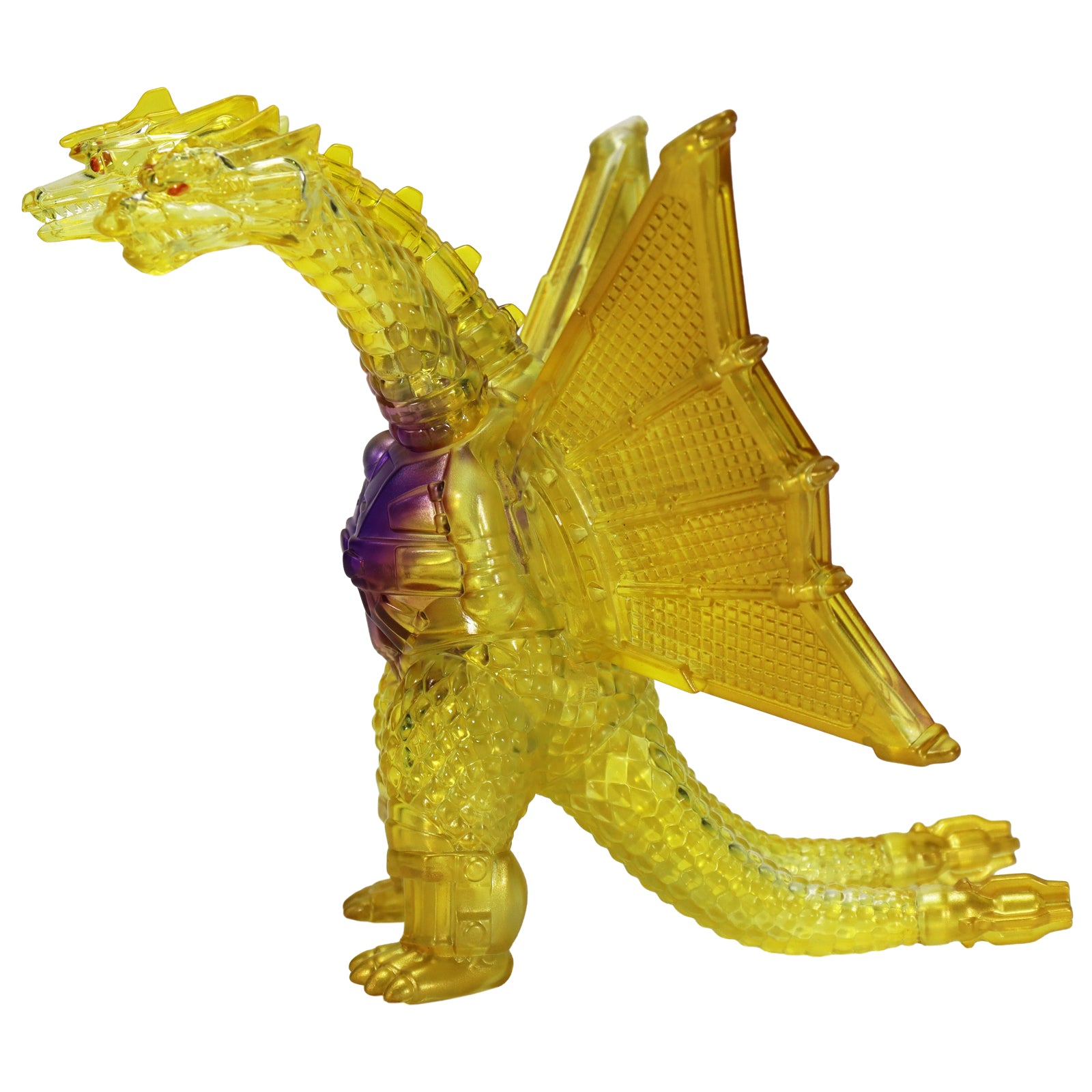 GODZILLA VS. KING GHIDORAH - KING GHIDORAH CCP MIDDLE SIZE SERIES APPERANCE IMAGE CLEAR VER. GODZILLA EX VOL. 13 FIGURE