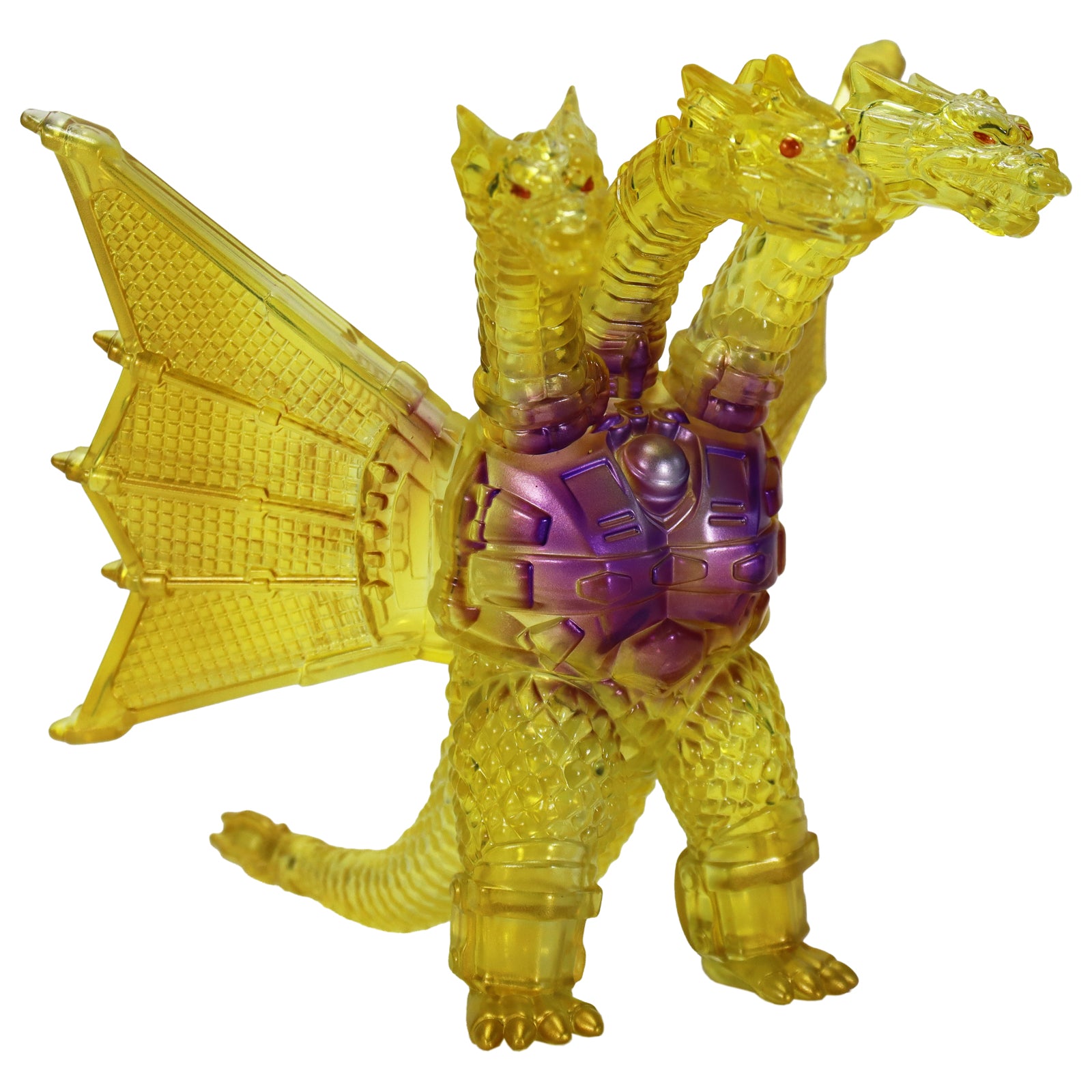 GODZILLA VS. KING GHIDORAH - KING GHIDORAH CCP MIDDLE SIZE SERIES APPERANCE IMAGE CLEAR VER. GODZILLA EX VOL. 13 FIGURE