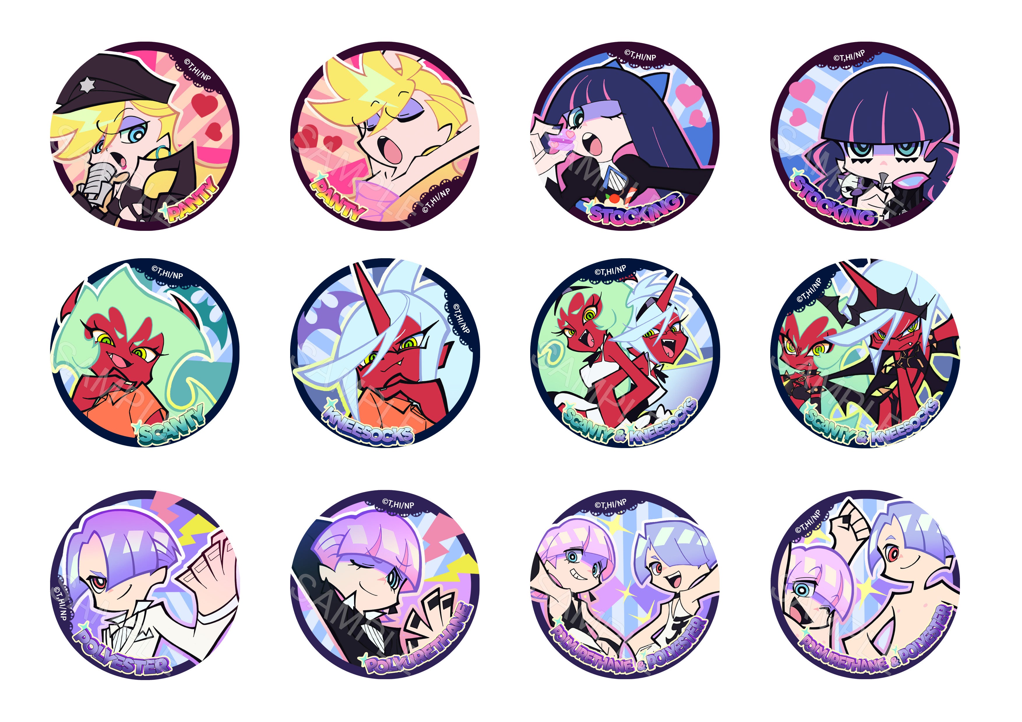 PANTY & STOCKING WITH GARTERBELT - AFORCE X DRAGON HORSE BLIND BOX TRADING CAN BADGE
