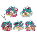 HATSUNE MIKU - RACING MIKU 2025 ACRYLIC KEYCHAIN BLIND BOX TRADING