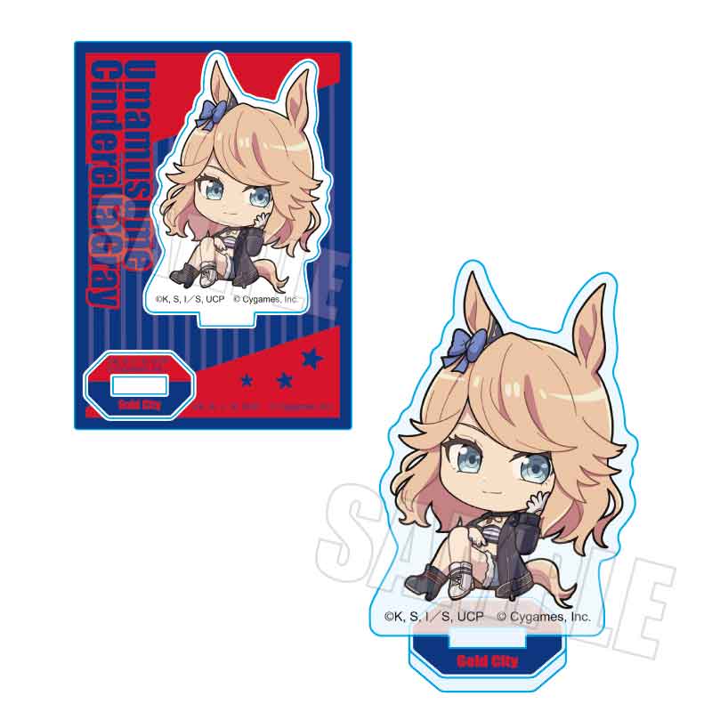 UMAMUSUME: CINDERELLA GRAY - GOLD CITY PUKASSHU MINI ACRYLIC STAND
