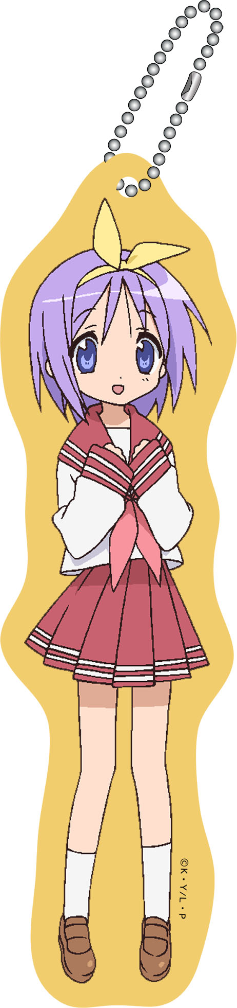 LUCKY STAR - TSUKASA HIIRAGI DIE-CUT CUSHION STRAP KEYCHAIN