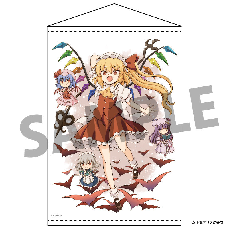 TOUHOU PROJECT - FLANDRE SCARLET ILLUST. MAKOTO HIRASAKA B2 TAPESTRY WALLSCROLL