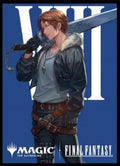 MAGIC: THE GATHERING (FINAL FANTASY) TCG - SQUALL "SEED MERCENARY" CARD SLEEVE MFS-11 CHARACTER BORDERLESS EDITION
