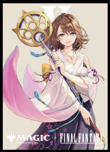 MAGIC: THE GATHERING (FINAL FANTASY) TCG - YUNA "GRAND SUMMONER" CARD SLEEVE MFS-12 CHARACTER BORDERLESS EDITION