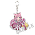 HATSUNE MIKU X MANEKI-NEKO DIE-CUT MEGURINE LUKA ART BY RASSU ACRYLIC KEYCHAIN