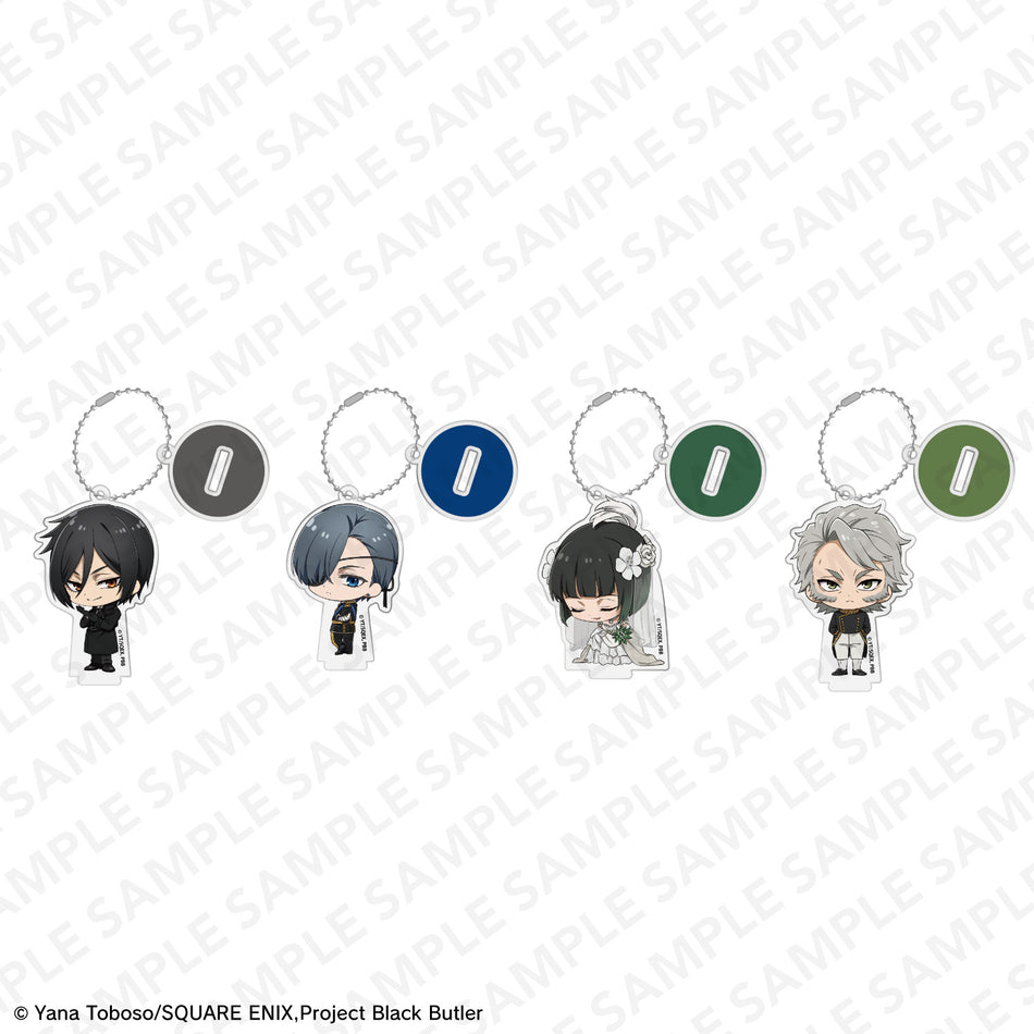 BLACK BUTLER: EMERALD WITCH ARC - CHIBI ACRYLIC STAND WITH BALL CHAIN BLIND BOX TRADING