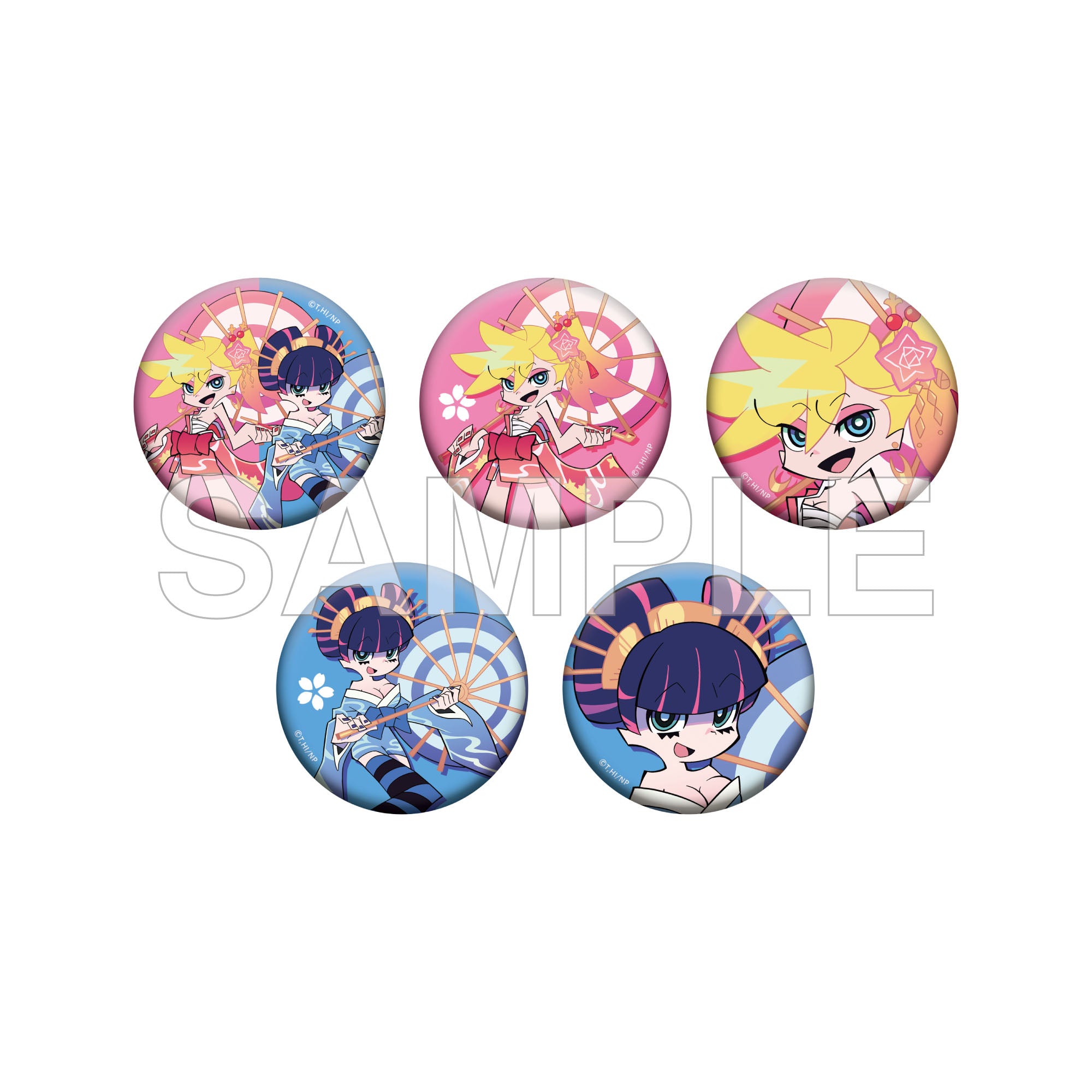 NEW PANTY & STOCKING WITH GARTERBELT - KIRAKIRA KIMONO VER. CAN BADGE TRADING BLIND BOX