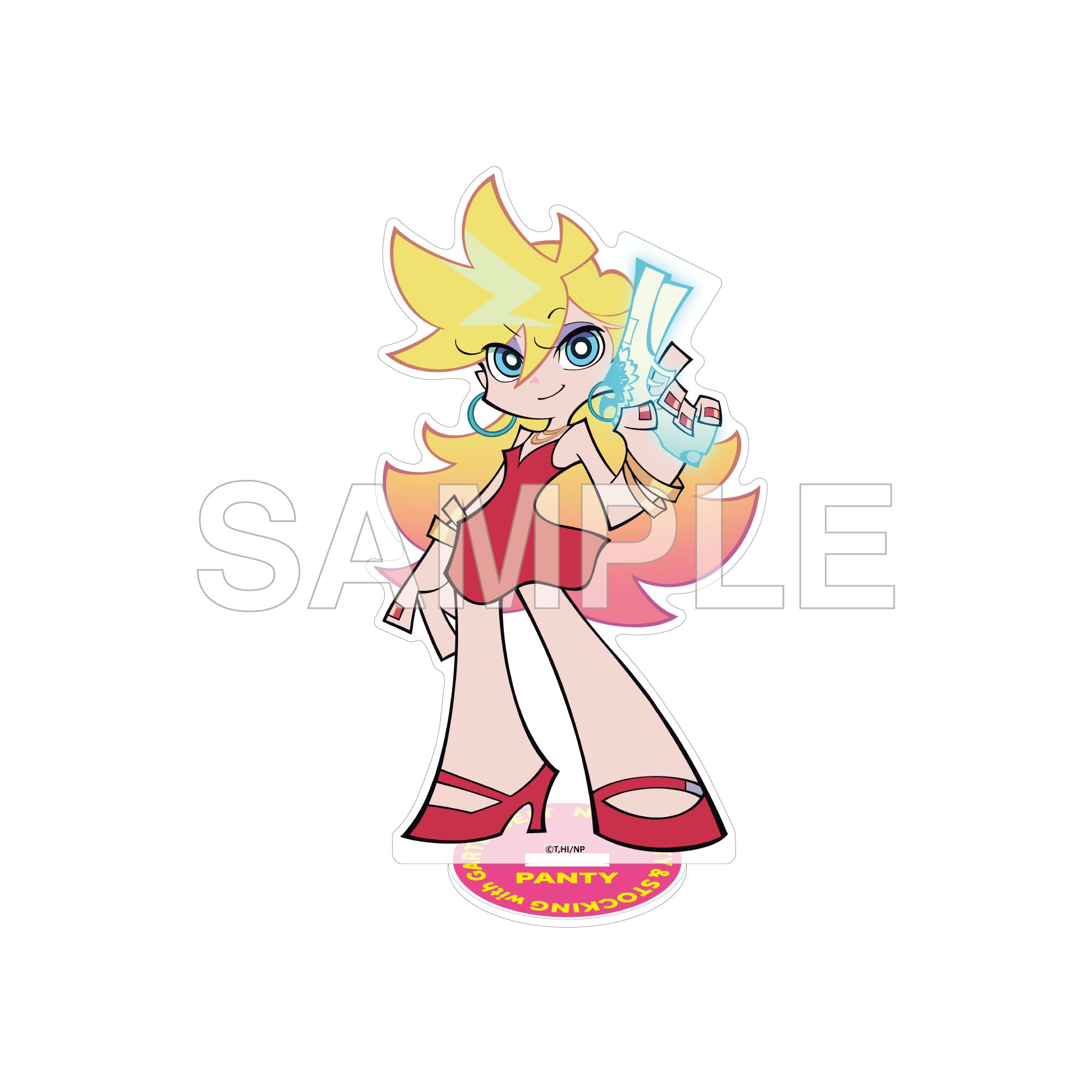 NEW PANTY & STOCKING WITH GARTERBELT - PANTY NO. 2 ACRYLIC STAND