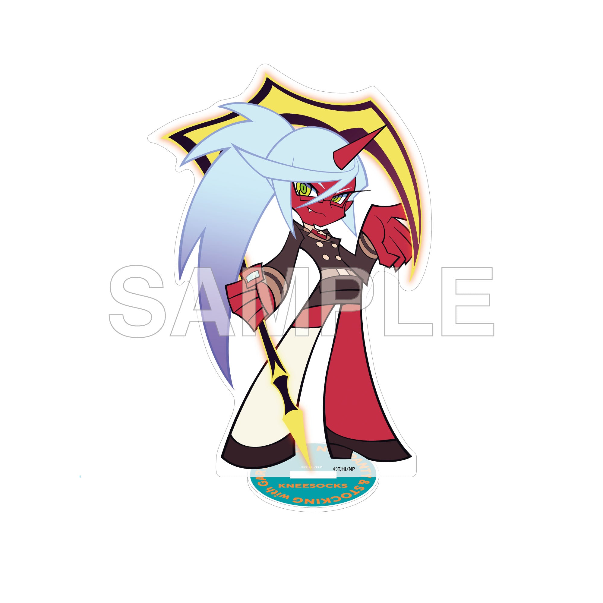 NEW PANTY & STOCKING WITH GARTERBELT - KNEESOCKS NO. 2 ACRYLIC STAND
