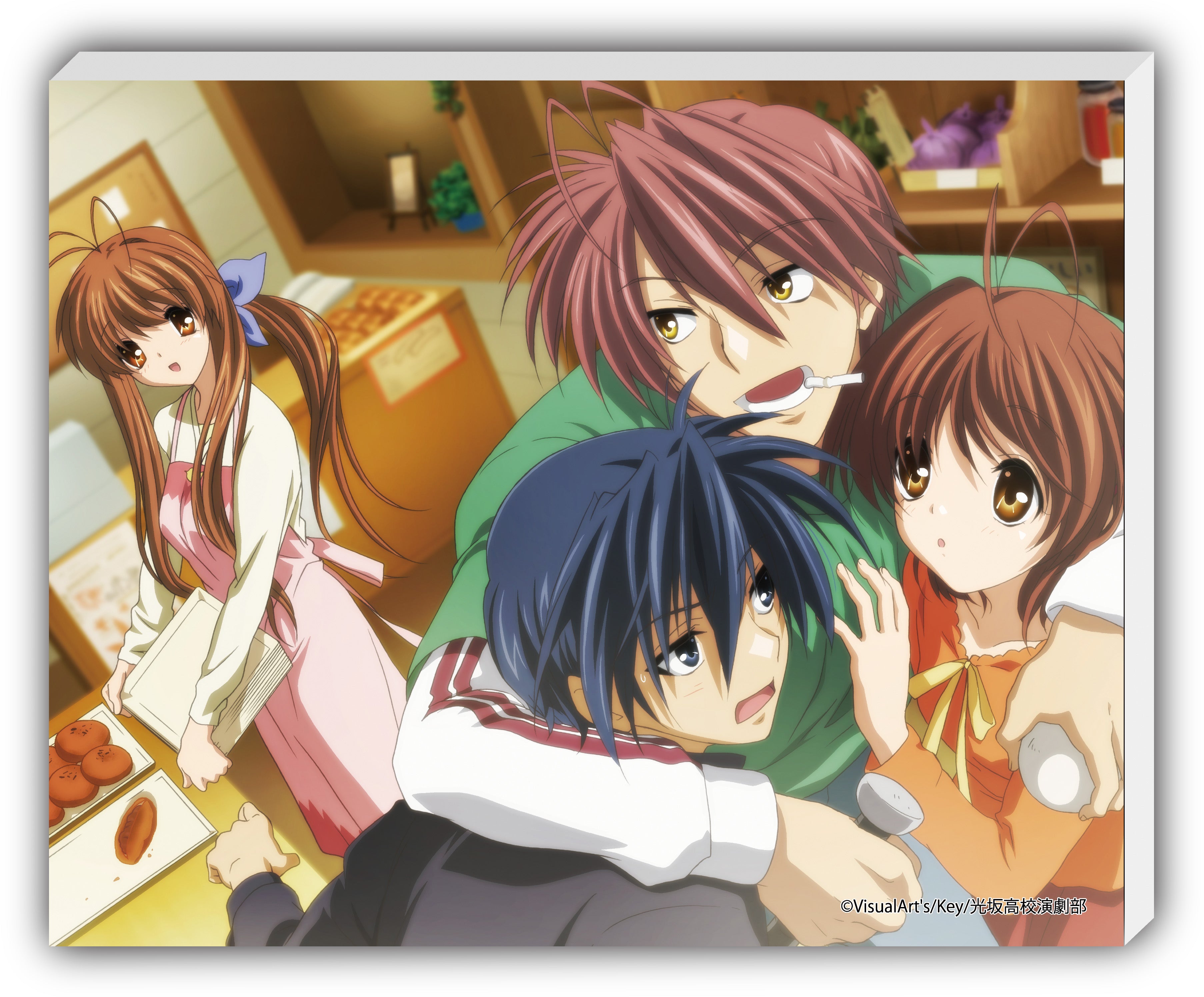 CLANNAD -AFTER STORY- - OKAZAKI TOMOYA/FURUKAWA NAGISA/AKIO/SANAE CANVAS BOARD