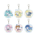 PIAPRO X SANRIO CHARACTERS COLLABORATION ILLUSTRATION VOL. 1 TRADING ACRYLIC KEYCHAIN