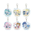 PIAPRO X SANRIO CHARACTERS COLLABORATION ILLUSTRATION VOL. 2 TRADING ACRYLIC KEYCHAIN