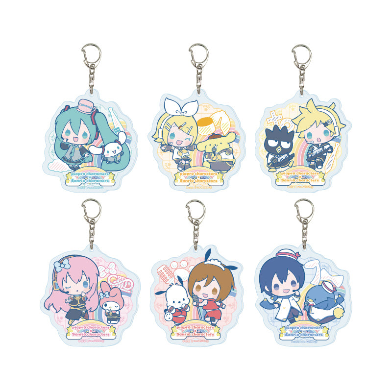 PIAPRO X SANRIO CHARACTERS COLLABORATION ILLUSTRATION VOL. 2 TRADING ACRYLIC KEYCHAIN